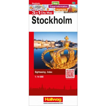 Stockholm 3 in 1 City Map