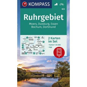 Ruhrgebiet (3 kort) m/ Naturführer