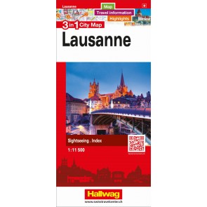 Lausanne 3 in 1 City Map