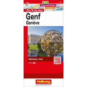 Genf - Geneve 3 in 1 City Map