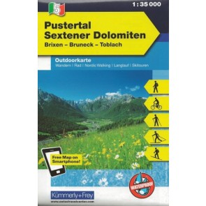 Pustertal - Sextener Dolomiten (Brixen-Bruneck-Toblach)