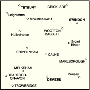 Swindon, Devizes, Marlborough & Trowbridge