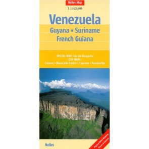 Venezuela, Guyana, Suriname, French Guiana