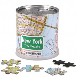 New York City Puzzle/New York bykort puslespil magnet 