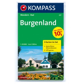 Burgenland (2 kort) m/ Naturführer