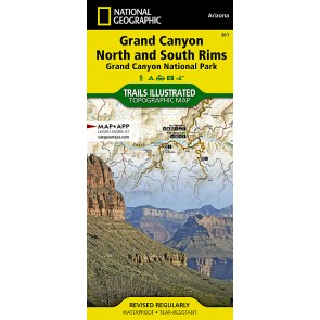 Grand Canyon North and South Rims - Trails Illustrated