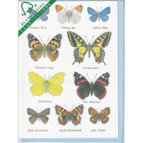 Butterflies - postkort med sommerfugle