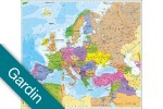 Europa politisk uden flag  Gardin