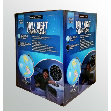 Day and Night Illuminated Globe