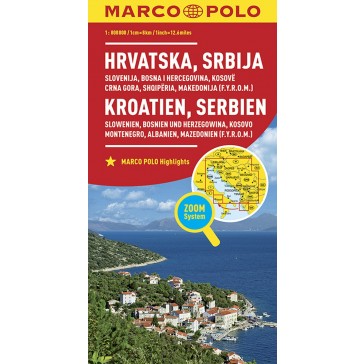 Croatia, Serbia, Slovenia, Bosnia-Hercegovina, Kosovo, Monte