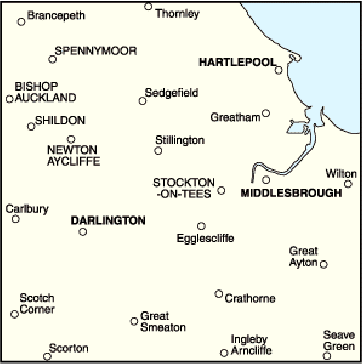 Middlesbrough, Darlington & Hartlepool