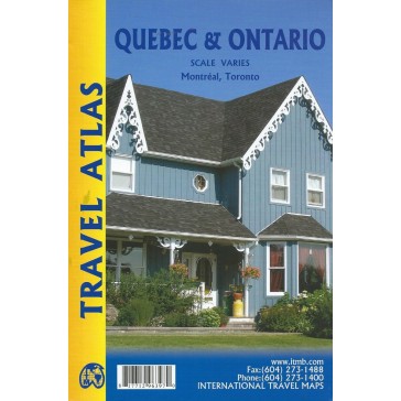 Travel Atlas Quebec & Ontario