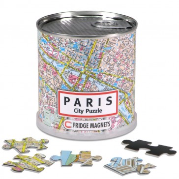 Paris City Puzzle/Paris bykort puslespil magnet 