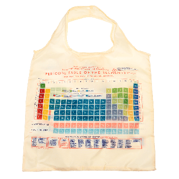 Recycled Shopper Bag: Periodic Table - A