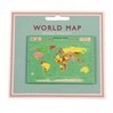 World Map Fridge Magnet
