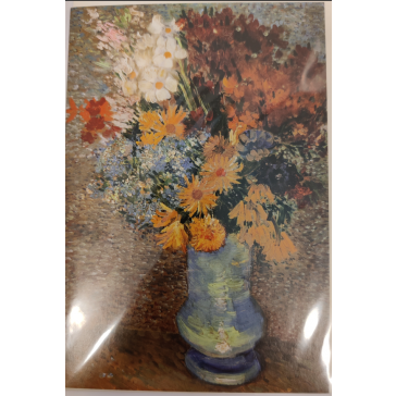 Van Gogh postkort - vase med margueritter og anemoner