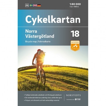 Norra Västergötland Cykelkartan 