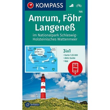 Amrum, Föhr, Langeness im NP Schleswig-Holsteinisches Watten