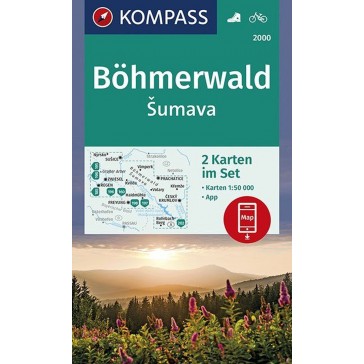 Böhmerwald, Sumava (2 kort) 
