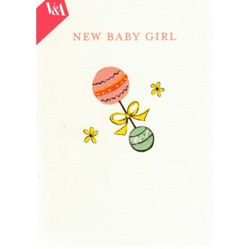 New baby girl postkort