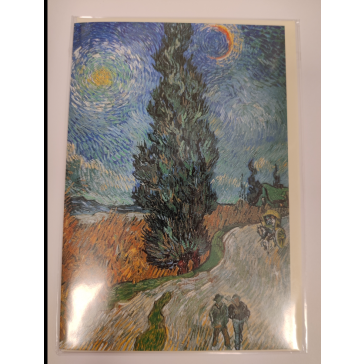 Van Gogh postkort - aftenhimmel