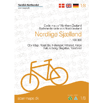 Nordlige Sjælland Cykelkort