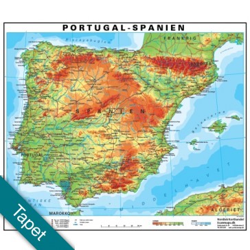 Spanien/Portugal Tapet