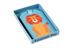 Charlie the lion luggage tag