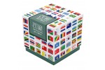 Puzzle Flags of the World jigsaw 100 pieces in cube