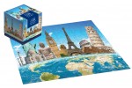 Puzzle World landmarks 100 pieces in cube