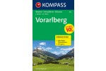 Vorarlberg, 2 kort, m/ Naturführer