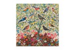 Postkort med fugle på træ - Songbirds