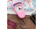 Travel scales with tape measure - Pink