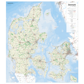Danmark ( vejkort )