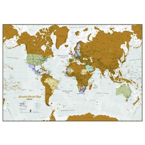 Springe Lav aftensmad Forsendelse Verden - Kort til væg - Kort - Nordisk Korthandel