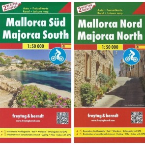 Mallorca north/south - 2 kort
