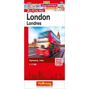 London 3 in 1 City Map