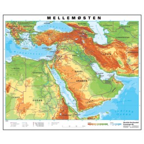 Mellemøsten, fysisk