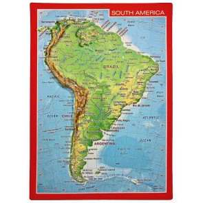 Relief postkort Sydamerika