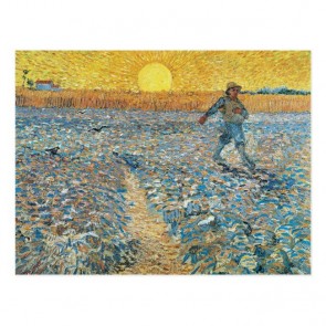  Van Gogh postkort - sædemand på mark