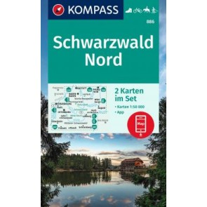 Schwarzwald Nord (2 kort) m/ Naturführer