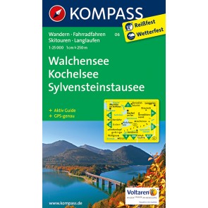 Walchensee, Kochelsee, Sylvenstein-Stausee