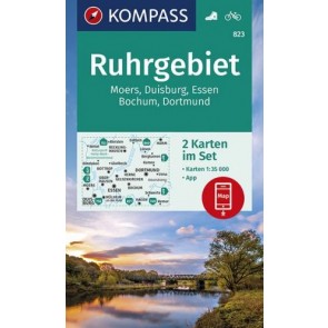 Ruhrgebiet (3 kort) m/ Naturführer
