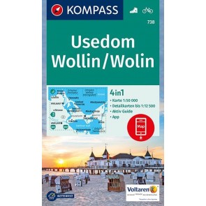 Insel Usedom, Insel Wollin, 1:50 000/1:60 000