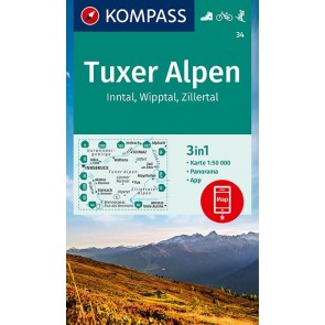 Tuxer Alpen, Inntal, Wipptal, Zillertal