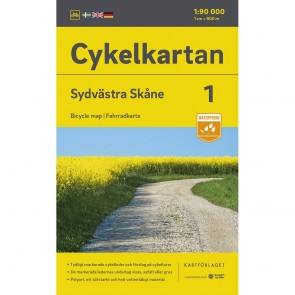 Sydvästra Skåne Cykelkartan