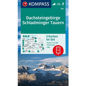 Dachsteingebirge, Schladminger Tauern (3 kort) 