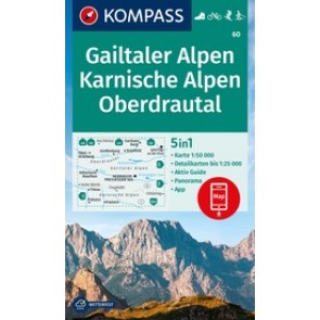 Gailtaler Alpen, Karnische Alpen,  Oberdrautal
