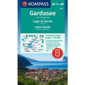 Gardasee und Umgebung, Lago di Garda e dintorni (3 kort)