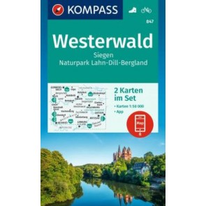 Westerwald, Sieg, NP Lahn-Dill-Bergland (2 kort) 